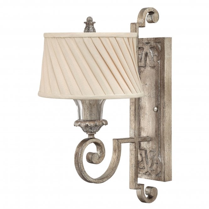 Hinkley Hinkley Kingsley Single Wall Light - Silver Leaf