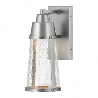 Miles Single Wall Lantern - Painted Satin Nickel