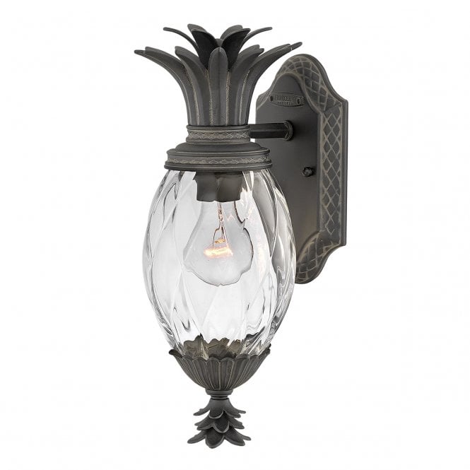 Hinkley Hinkley Plantation 1 Light Small Wall Lantern - Museum Black