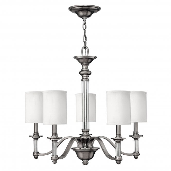 Hinkley Hinkley Sussex 5 Light Chandelier - Brushed Nickel