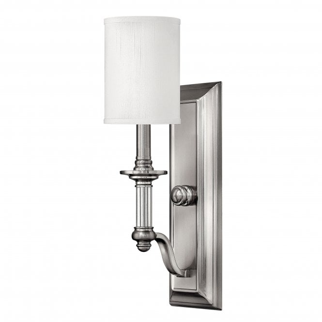 Hinkley Hinkley Sussex Single Wall Light - Brushed Nickel