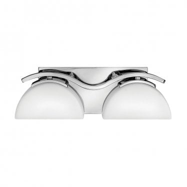 Verve 2 Light Wall Light - Polished Chrome