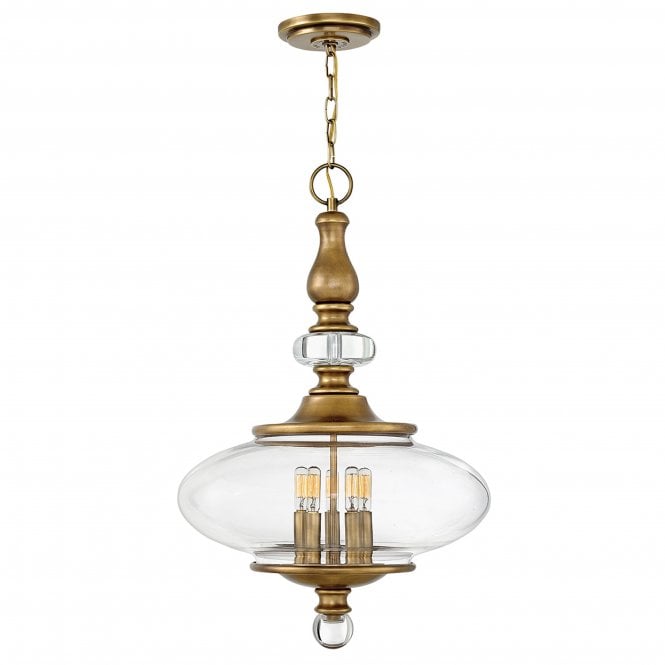 Hinkley Hinkley Wexley 5 Light Pendant - Heritage Brass