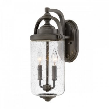 Willoughby 2 Light Wall Lantern - Oil Rubbed Bronze