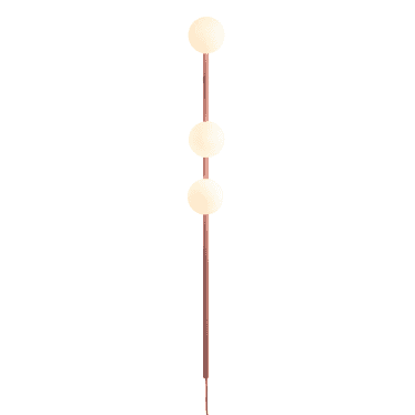 Bar Opal Ball Wall Light - Pink