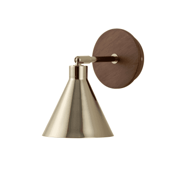 Cone Wall Light - Brass