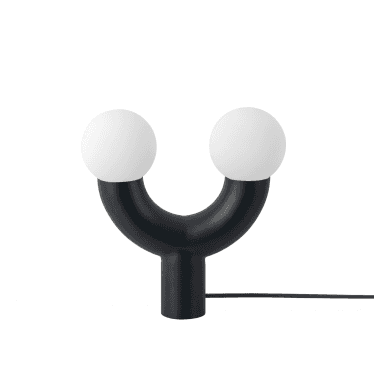 Tube Table Lamp - Charcoal Grey