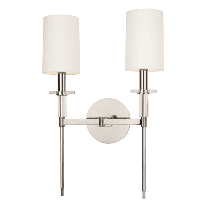 Hudson Valley Lighting Hudson Valley Lighting Amherst 2 Light Wall Sconce Light - Polished Nickel