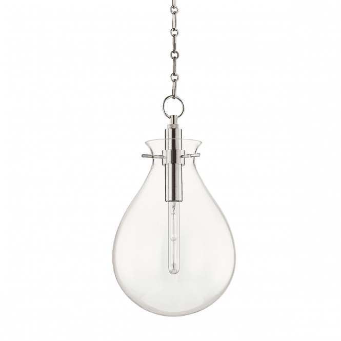 Hudson Valley Lighting Hudson Valley Lighting Ivy 1 Light Medium Pendant - Polished Nickel