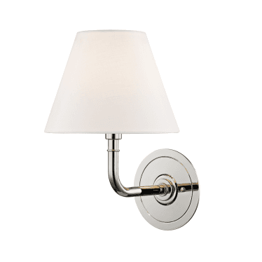 Signature No.1 1 Light Wall Sconce Light - Polished Nickel