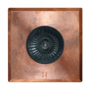 Floor Light Dark Lighter Square - Copper - Low Voltage