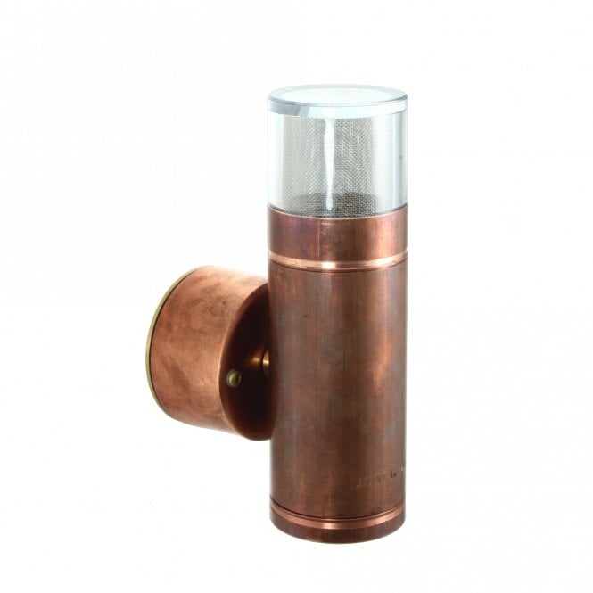 Hunza Outdoor Lighting Hunza Outdoor Lighting Pure LED Dual Lighter Retro - Copper - Mains