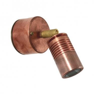 Pure LED Euro Wall Spot Retro - Copper - Mains