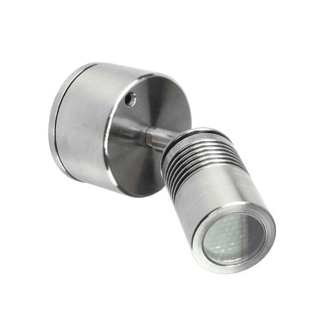 Hunza Outdoor Lighting Hunza Outdoor Lighting Pure LED Euro Wall Spot Retro - Stainless Steel - Mains