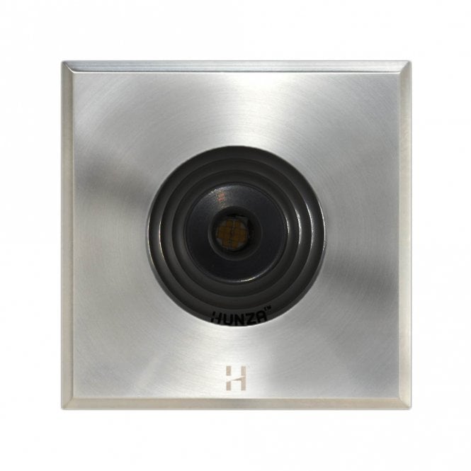 Hunza Outdoor Lighting Hunza Outdoor Lighting Pure LED Floor Light Dark Lighter Square - Stainless Steel - Low Voltage