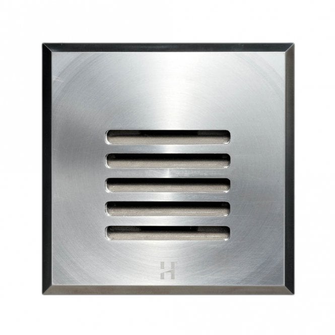 Hunza Outdoor Lighting Hunza Outdoor Lighting Pure LED Floor Light Louvre Square - Stainless Steel - Low Voltage