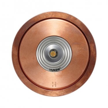 Pure LED Flush Floor Light - Copper - Low Voltage