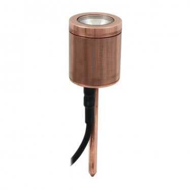 Spike Spot Non-Adjustable - Copper - Low Voltage