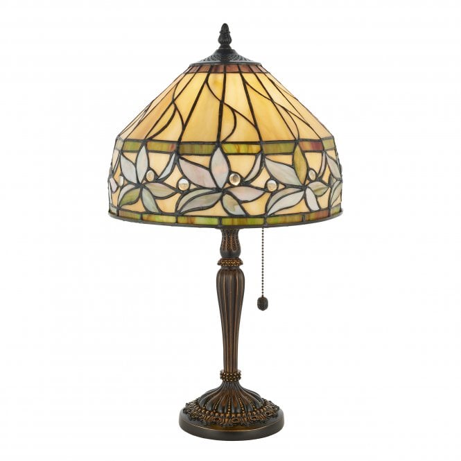 Interiors 1900 Interiors 1900 Ashtead Small Table Lamp - Tiffany Glass