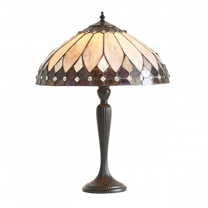 Interiors 1900 Interiors 1900 Brooklyn Medium Table Lamp - Tiffany Glass