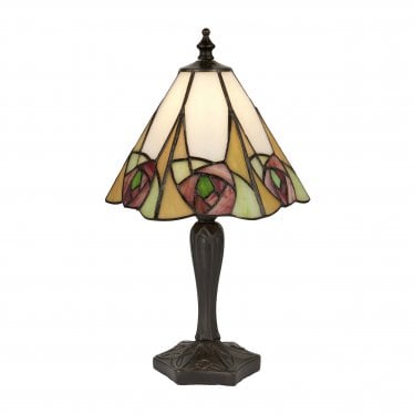 Ingram Small Table Lamp - Tiffany Glass