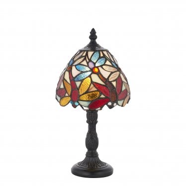 Lorette Mini Table Lamp - Tiffany Glass