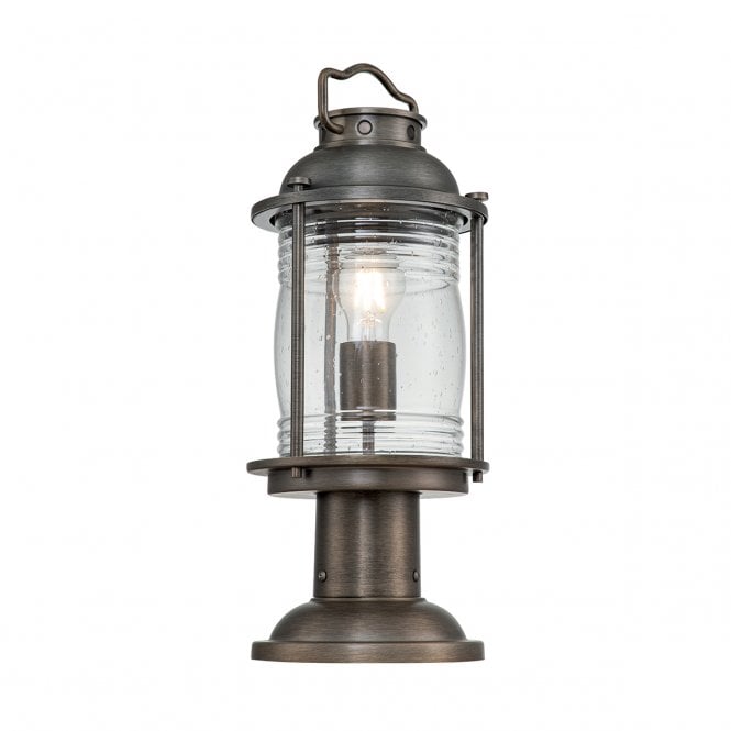 Kichler Kichler Ashland Bay Single Medium Pedestal Lantern - Burnished Bronze