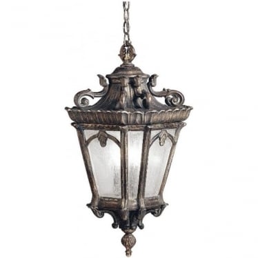 Tournai Grand 4 Light Extra Large Chain Lantern - Londonderry