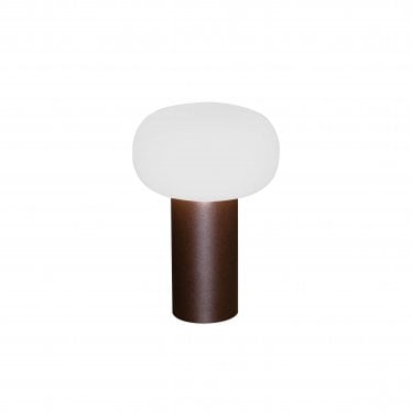 Antibes RGBW LED Table Lamp with USB - Rust