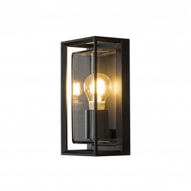 Brindisi Half Lantern - Open Frame - Matt Black