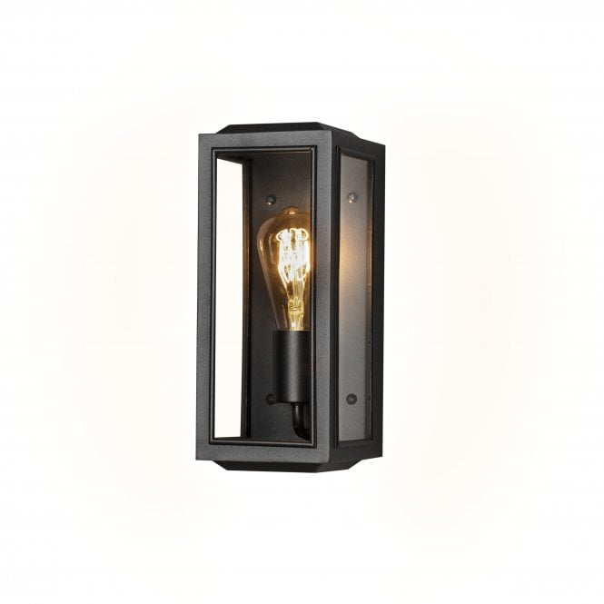 Konstsmide Konstsmide Carpi Small Half Lantern - Matt Black