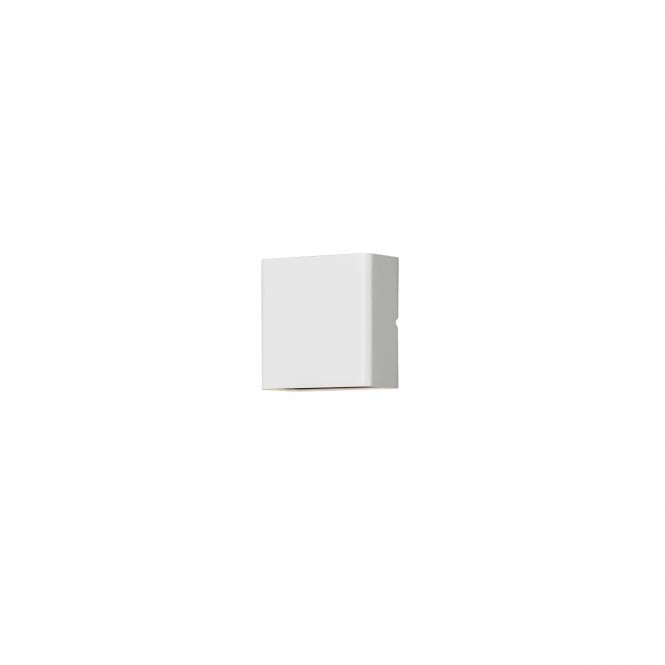 Konstsmide Konstsmide Chieri Square LED Wall Light - Matt White