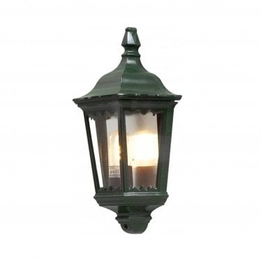 Firenze Flush Half Lantern - Green