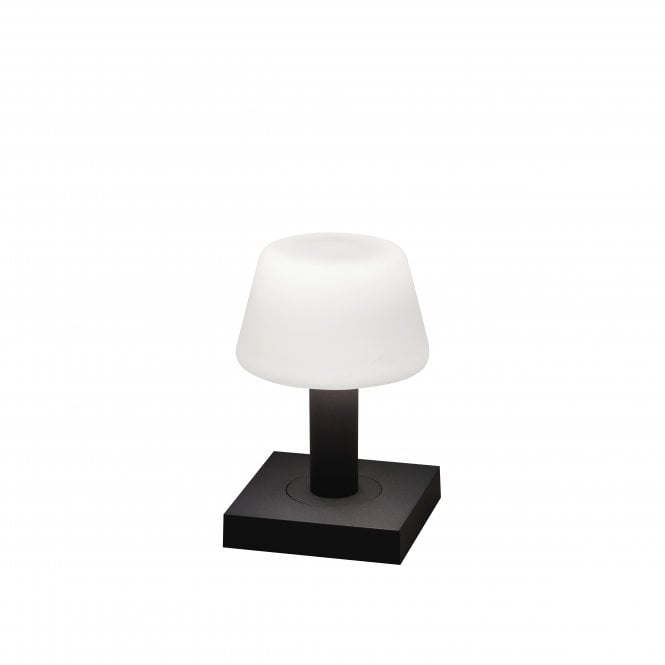 Konstsmide Konstsmide Monaco LED Table Lamp with USB - Anthracite Grey