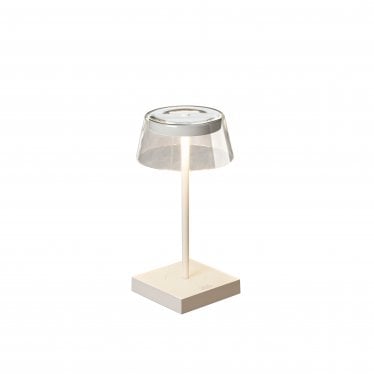 Scilla Table Lamp with USB - Matt White