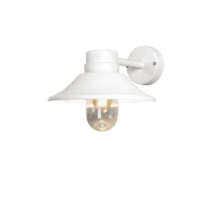 Konstsmide Konstsmide Vega Hooded Wall Light - White