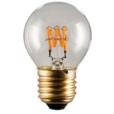 E27 G45 2.2W Spiral LED Bulb - 2200K - Dimmable