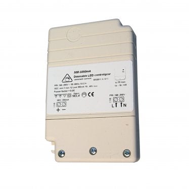 LED Driver 500-1050mA, 30-45W Constant Current - Mains Dimmable