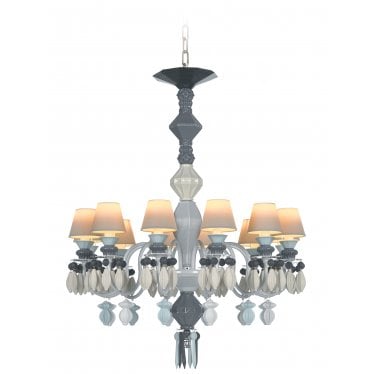 Belle De Nuit 12 Light Chandelier - Black