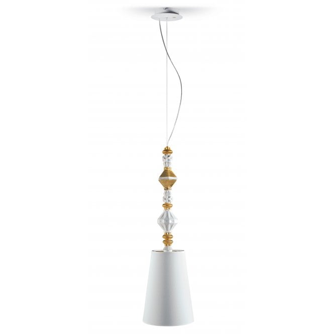 Lladró Lladró Belle De Nuit Pendant Lamp II - Golden Luster