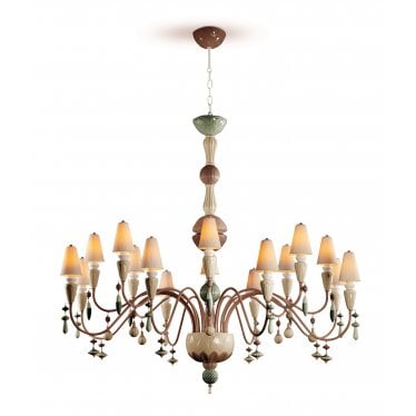 Ivy & Seed Large Flat 16 Light Chandelier - Spices