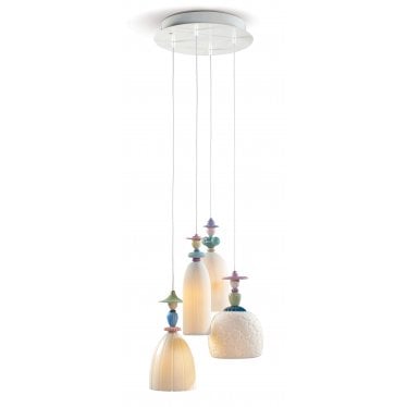 Mademoiselle 4 Light Ceiling Lamp - Walking On The Beach