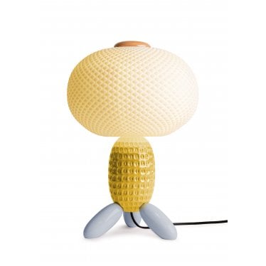 Soft Blown Table Lamp - Yellow