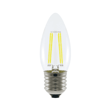 4.5W LED Filament Candle Bulb - Daylight White