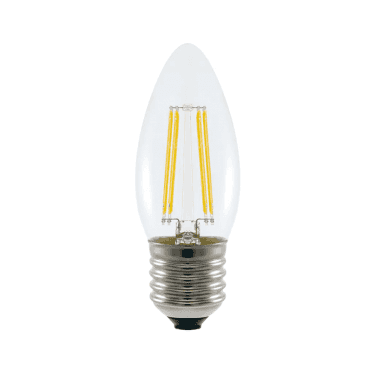 4.5W LED Filament Candle Bulb - Warm White