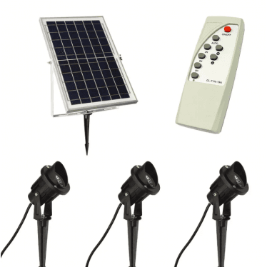 Solspike 7W LWS Spotlights with Ground Spike (set of 3) - Solar