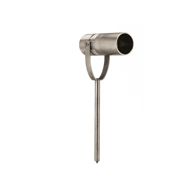 LuxR LED Lighting LuxR LED Lighting M4 Spike Spot with Snoot - Stainless Steel - Low Voltage