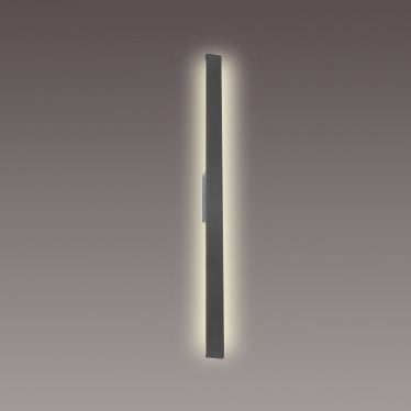 Lotus 1.2m IP54 LED Wall Lamp - Anthracite