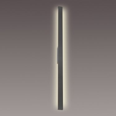 Lotus 1.4m IP54 LED Wall Lamp - Anthracite