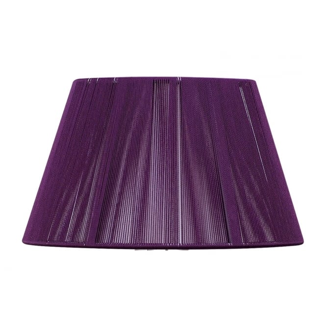 Mantra Mantra Silk String Shade - Aubergine 40cm - Shade Only